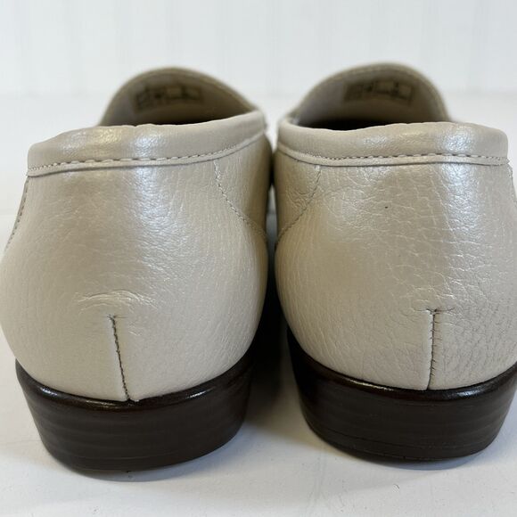 SAS‎ Simplify Loafer Shoe Everyday Leather Pearl Bone Size 9 Med. Tripad Comfort - Picture 7 of 9